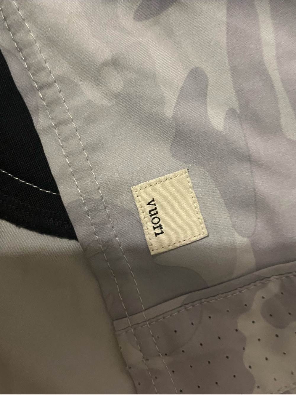 Vuori clementine large active Gray Camo Shorts - Picture 2 of 3